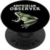 Osservatore Anfibi Palude Natura AmphIbian Observer Rane Palude Selvatica PopSockets PopGrip Adesivo