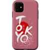 CRAZEELEBAH JAPAN INC Custodia per iPhone 11 TOKYO GIAPPONE FLOREALE GRAFICA SAKURA FIORE DI CILIEGIO