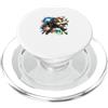 Abbigliamento Fotografia Robot Creativo Macchina Fotografica Robot Flash Grafica PopSockets PopGrip per MagSafe