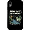 Osservatore Anfibi Palude Natura Custodia per iPhone XR RainY Night Frogwatch Rane Palude Selvatica