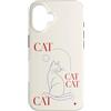 Paw Pact Prints Custodia per iPhone 16 Minimalista Cat Lover Cat Mom Pet Animal