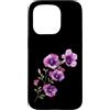 fiori di lisianthus Design estivo viola Custodia per iPhone 15 Pro per gli amanti fiori di lisianthus floreali estivo da donna