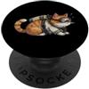 For Mom Vintage Cozy Humor Humorous Divertente gatto subacqueo che dice avventura subacquea sarcastica PopSockets PopGrip Adesivo