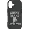 Someone Loves You In US State Of Rhode I Custodia per iPhone 17 Qualcuno nel Rhode Island ti ama Heart Vintage State