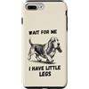 Basset Hound Dog Lover Gifts Custodia per iPhone 7 Plus/8 Plus Wait for Me I Have Little Legs Divertente Basset Hound