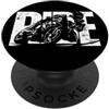 Biker Moto Grafica Studio Biker Moto Grafica RIDE Sportiva PopSockets PopGrip Adesivo