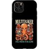 Multitasker Octopus Book Lover Custodia per iPhone 11 Pro Multitasker preferisce ancora essere solo Polpo
