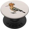 Hoopoe Bird Apparel and Bird-Lover Goods Moxie Upupa nata per distinguersi PopSockets PopGrip Adesivo