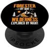 Forestry Gifts Forester di Day Wilderness Explorer di Night Forester PopSockets PopGrip Adesivo