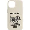 Basset Hound Dog Lover Gifts Custodia per iPhone 14 Wait for Me I Have Little Legs Divertente Basset Hound