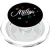 MELISSA Figlia Nipote Idee regalo di com MELISSA - Bellissimo nome di ragazza con farfalle colorate PopSockets PopGrip per MagSafe