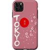 CRAZEELEBAH JAPAN INC Custodia per iPhone 11 Pro Max TOKYO GIAPPONE BRUSHWORK LETTERING SAKURA CHERRY BLOSSOM