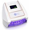 Tutto per l'Estetica Lampada UV LED Unghie Professionali 126 Watt, Ricaricabile, con Timer | Fornetto Gel Onicotecnica, per Estetista, Nail Artist, per Manicure e Pedicure - Tecnologia Dual Light 365 - 405 nm