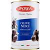 Iposea Lattina Olive Nere Denocciolate in Salamoia Iposea 4000 ml Verdura Food Service