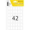 TopStick Etichette multiuso, 42 etichette per foglio, 15 fogli, 16 x 22 mm, 630 etichette, etichette autoadesive piccole, etichette adesive vuote per ufficio cucina casa, bianco
