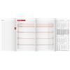 rido/idé Calendario mensile di ricambio mod. TM 12 2026 | 87 × 153 mm, cartone bianco