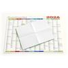 Agendepoint.it Calendario da muro 2026 annuale PIEGATO 365 giorni multicolor 87x62cm unico foglio
