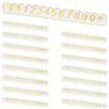 PATIKIL 15 Set Cubo Per Prezzi Display Kit Blocco Dollaro Trasparente/Oro L