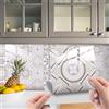 HORIWE Adesivi da parete per piastrelle, motivo mandala, stile retrò | Carta da parati autoadesiva impermeabile e resistente all'olio, facile da applicare, per cucina, armadio, mobili, tavolo