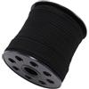 Whakano 1 pezzo 10 M x 2,5mm cordino in pelle scamosciata, corda in pelle per lavori manuali classici, per la creazione di gioielli e collane fai da te, per la confezione regalo, Nero