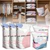 Generic Sacchetti sottovuoto Senza Pompa, Nuovi 2026, Grandi Sacchetti salvaspazio a Compressione 3D per Vestiti, piumoni, Coperte, Cuscini e Biancheria da Letto, Organizer ermetico Riutilizzabile (