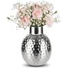 COM-FOUR® vaso in metallo, vaso in metallo per fiori, vaso decorativo
