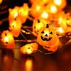 Sunshine smile Stringa di luci di Halloween a forma di zucca, 2M 20 LED Stringa di luci di Halloween, decorazione autunnale a forma di zucca per interni, luci di decorazione arancione per l'autunno, illuminazione