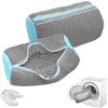 ZOVRIXIA 2 Pezzi Sacchetto Scarpe Lavatrice, Riutilizzabile e Resistente 360° | Sacchetti per Lavare Scarpe in Lavatrice con Cerniera, Sacca per Lavare le Scarpe in Lavatrice Pulizia Efficiente, Grigio
