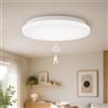 Yeelight Plafoniera LED con Sensore di Movimento Radar, 18W, IP44, Luce Bianca Naturale 4000K, Lampada da Soffitto per Bagno, Camera da Letto, Corridoio, Garage e Mansarda, Ø30 cm