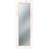 Lupia - Specchio da Parete Lungo MIRROR FANTASY MARMO ROSA 44x127 cm, Design Moderno Cornice Stampata, Legno, per Camera da Letto, Ingresso, Soggiorno, Stile Marmo Rosa