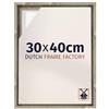 Dutch Frame Factory - Cornice a cassetta 30x40 cm Rovere - MDF | Cornice a cassetta per tele, Adatta per tele fino a 2 cm di spessore, Senza pannello posteriore né vetro, Made in Holland