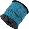 Whakano 1 pezzo 10 M x 2,5 mm di cordino in pelle scamosciata sintetica, corda in pelle classica per lavori fai da te, per la creazione di bracciali, collane fai da te, regalo, blu pavonazzo