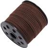 Whakano 1 pezzo 10 M x 2,5mm Cordino in pelle scamosciata Faux, corde in pelle per classici lavori fai da te, per bracciali, per creazione di gioielli, collane fai da te, imballaggio regalo, marrone B
