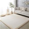 Dmkjdzsw Tappeto Morbido Bambini, Tappetino Gioco per Bambini, Tappeto Salotto Tatami, Tappeto Morbido Antiscivolo Moderno-off White-200 * 260cm