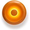 Fatboy Oloha Lampada da parete per interni - Led per interni - Illuminazione da parete dimmerabile - Small - Ø 22,5 cm - Sunny Orange