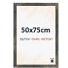 Dutch Frame Factory - Cornice 50x75 cm Metallo Ossidato - MDF | Vetro acrilico antiriflesso, Montaggio a parete, Adatta per foto, poster o puzzle, Made in Holland