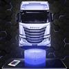 Lampephoto.fr - Lampada Camion IVEC. Veicolo Pesante Luce Notturna 3D | Prodotto in Francia, base a scelta, luminosità regolabile, regalo per camionisti
