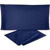 hermet Laura Biagiotti, Set Lenzuola Letto Singolo In Tinta Unita In Percalle 100% Cotone, Completo Letto 3 Pezzi, Lenzuolo da Sopra + Lenzuolo Con Angoli + Federa