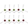 CHAIN PEAK (10 Pezzi) T20 Omni Parti di Ricambio per Spazzole Laterali Compatibili con ECOVACS DEEBOT T20 Omni / T20e Omni/ X1 Omni/ X1 Omni (bianco)/ T10/ T10 Plus/ T10 Turbo/ T10 Omni Spazzole Laterali 5 Paia