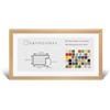 RahmenMax Cornice portafoto in MDF Morena, 40 x 90 cm, decorazione in faggio con vetro acrilico da 1 mm, antiriflesso e pannello posteriore bianco - WhiteFix. Cornice per poster in diversi colori e dimensioni.