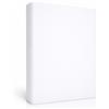 CAPESTORE Album Fotografico 200 Foto 12x16 cm e 11x16 cm, Tasche Interne in PVC Nero, Copertina Rigida Monocromatica, Bianco