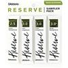 Rico D'Addario Reserve - Confezione ance di prova per sax tenore, durezza 2.5/3.0/3.0+