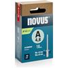Novus Tools Rivetti ciechi in alluminio Ø 4,8 mm, lunghezza 10 mm, 70 rivetti, lunghezza morsetto 4,0 - 6,0 mm, ideale per il fissaggio di metalli non ferrosi, plastica, pelle e tessuti