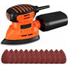 Generic Levigatrice di dettaglio, levigatrice a mouse da 130 W con raccolta polvere
