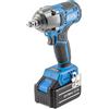 HÖGERT TECHNIK Avvitatore a percussione a batteria 400 Nm, 20 V, 4,0 Ah, motore senza spazzole, azionamento da 0,5, 3 marce, LED, custodia inclusa, compatibile con M10-M20, HT2E210