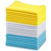 Amazon Basics Panno per la pulizia microfibra (confezione da 24 unità), Multicolore, 30.5 L x 40.5 D cm