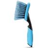 Amazon Basics, Spazzola per cerchioni per auto, con impugnatura ergonomica, adatta per auto, camion, camper, blu
