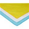 Amazon Basics panno per la pulizia in microfibra, Confezione da 12, Multicolore, 30.5 L x 40.5 W cm