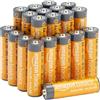 Amazon Basics, 20 batterie alcaline AA ad alte prestazioni, 1,5 Volt, durata di 10 anni