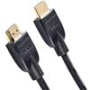 Amazon Basics HDMI Cable, 10ft, 4K@60Hz, High-Speed 4K HDMI 2.0 Cord (18Gbps), 2160p, 48 bit, Compatible with TV/PS5/Xbox/Roku, Black